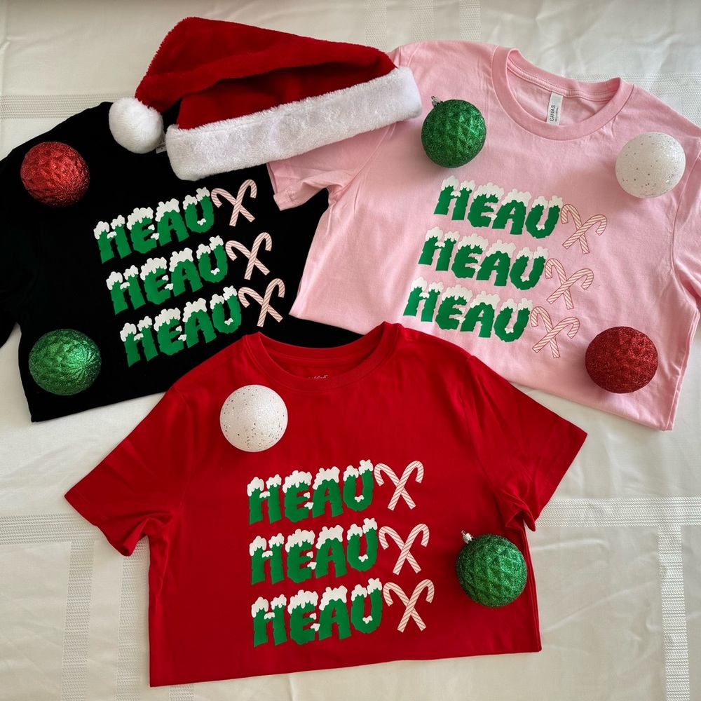 Unisex Christmas T-shirts that are fun, festive, comfy and for the holidays!